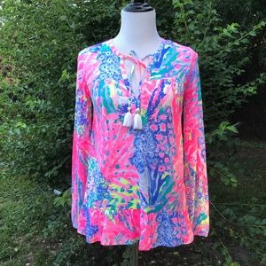 Lilly Pulitzer Daisy Knit Top. Size XS